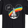 thumbnail image 3 of Mickey & Friends - Mickey Retro Space Logo - Men's Short Sleeve Graphic T-Shirt, 3 of 5