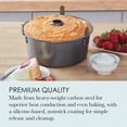 thumbnail image 4 of Chicago Metallic Non-Stick 2-Piece Angel Food Cake Pan with Feet, 4 of 6