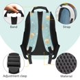 thumbnail image 4 of Yuyamidu Duck Capybara Axolotl School Backpack for Boys Girls with Lunch Box Cute Bookbag Set of 4 17 Inch Book Bag with Lunch Bag Pencil Case Water Bottle Bag Blue School Bag and Lunch Tote, 4 of 8