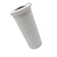 thumbnail image 1 of Vaso para escupir semillas de girasol impreso en 3D, organizador multifuncional duradero y portátil. Blanco, 1 of 9