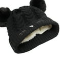 thumbnail image 5 of EnJoCho Boy and Girl Knitted Cat Winter Hat Baby Embroidery Warm Hat Cotton Woolen Kids Hat Cute Winter Casual Outdoor Caps, 5 of 5