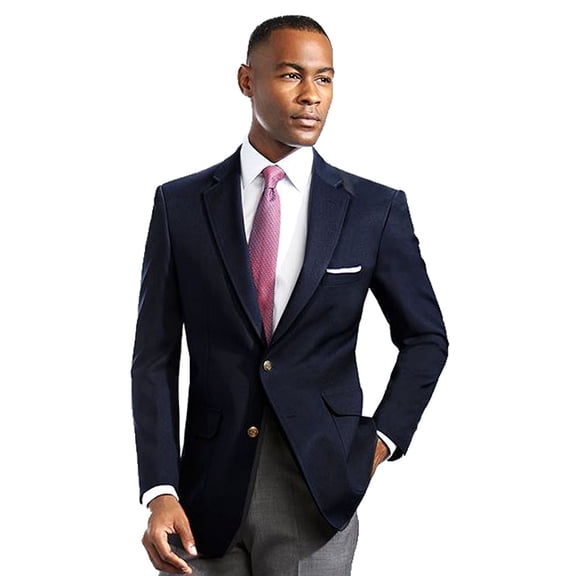 Men's Elegant Modern 2 Button Notch Lapel Blazer