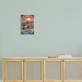thumbnail image 2 of Flamingoes Airplane Window Clouds Animals & Insects Graphic Art Unframed Art Print Wall Art, 2 of 6