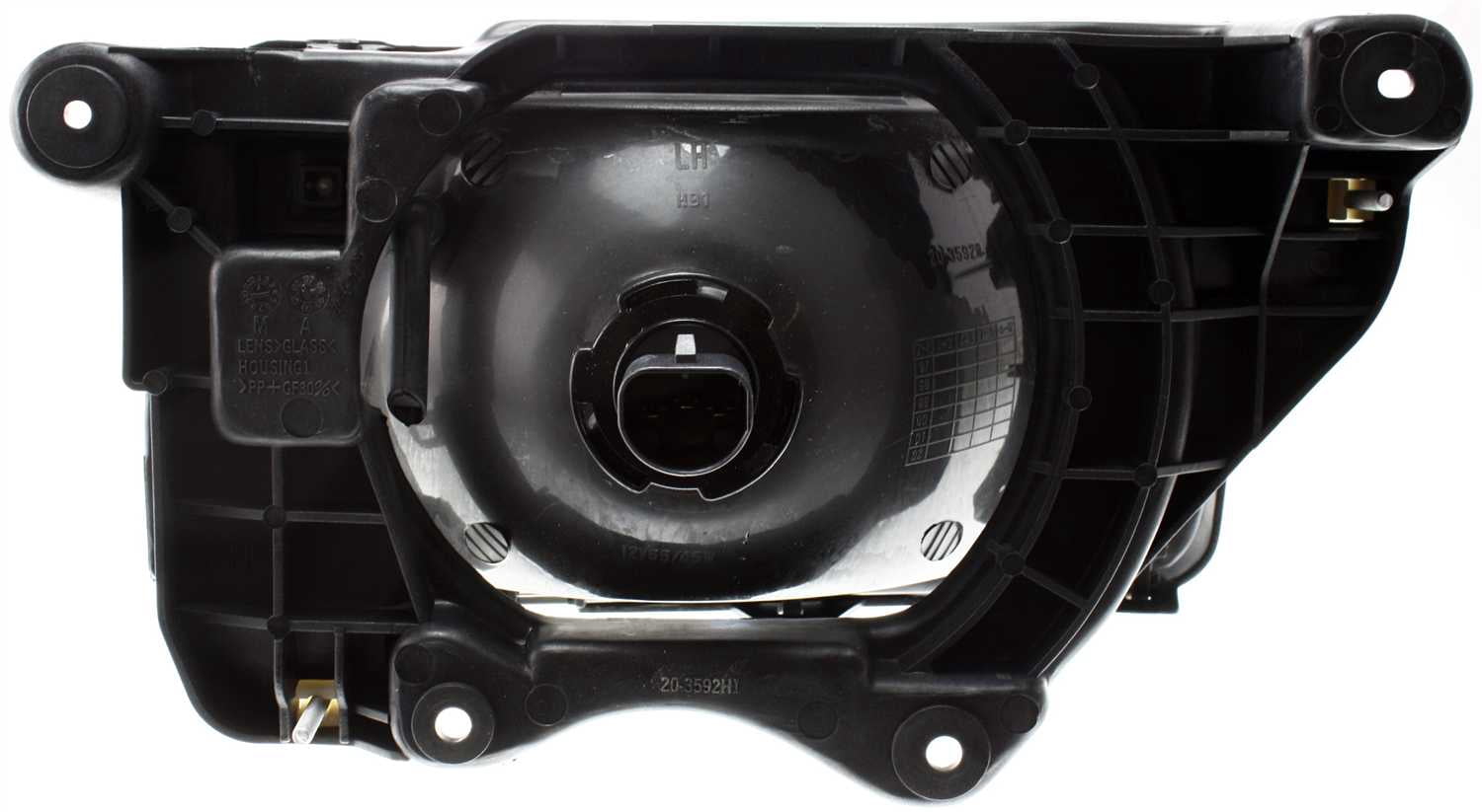 Headlight Compatible With 1991-1997 Isuzu Rodeo 1994-1997 Honda Passport Left Driver Halogen With bulb(s)