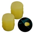 thumbnail image 4 of 2x Car Valve Caps Covers Luminous for Universal Stem Caps Cover Air Cars Electric Vehicle Yellow, 4 of 7