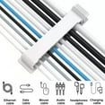 thumbnail image 4 of Abrazadera de cable Laklulu, organización de gestión de cables de cargador, teléfono de escritorio de oficina en casa, cable de automóvil, abrazadera de cable autoadhesiva, 4 of 7