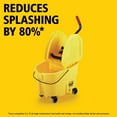thumbnail image 2 of Rubbermaid Commercial Products WaveBrake 35 Quart Down Press Bucket and Wringer, Yellow, 2 of 6