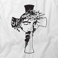 thumbnail image 2 of Jesus Cross T-Shirt | Religious Christian White Tee Gift, 2 of 5