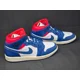 thumbnail image 4 of N I-K-E A i r-Jor-dan 1 Mid Men's Multi Size Red White Blue Shoes BQ6472-146 NBY, 4 of 6