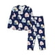 thumbnail image 1 of Balery Mom And Baby Owls Conjunto de Pijama con Estampado para Mujer, Conjunto de Dos Piezas con Manga Larga, Ropa de Dormir Suave con Bolsillos, Pijamas Cómodos-Large, 1 of 7
