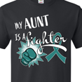 thumbnail image 4 of Inktastic Ovarian Cancer Awareness My Aunt is a Fighter T-Shirt, 4 of 5