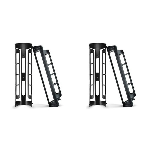 4pcs Coffee Pod Holder Side Mount for K Cup Pods Dispenser for Single- Coffee Makers Black