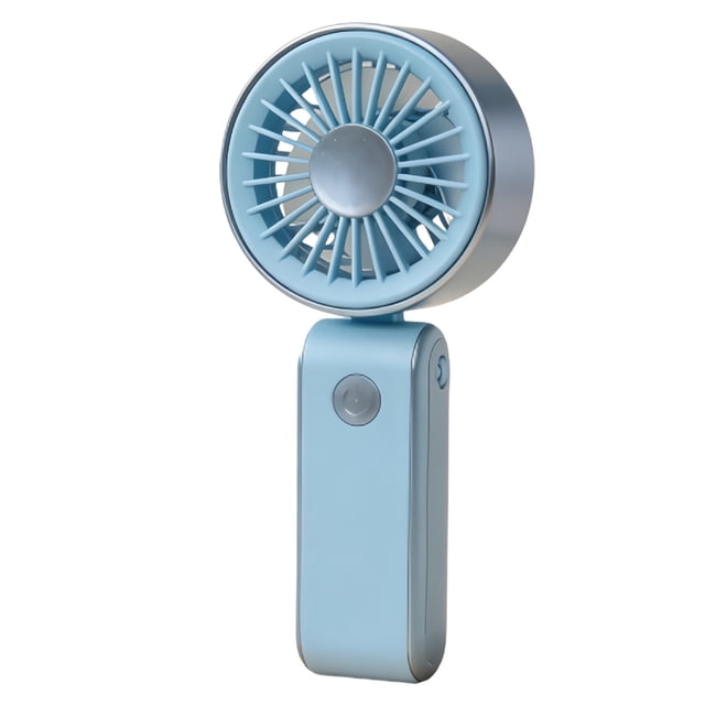 Tauxra Handheld Mini Usb Rechargeable Fan Portable Outdoor Student Home Blue