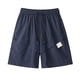 thumbnail image 1 of pstuiky Pantalones cortos casuales para hombre, Pantalones cortos deportivos de entrenamiento físico de color sólido para hombre, transpirables, con bolsillos, estilo crop top, 1 of 6