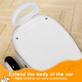 thumbnail image 3 of Happydeer Electric Swing Car with Flashing Light And Music, Kid Twister Car 6.7V Electric Wiggle Car with Pedal, Kids Ride-On Car (White), 3 of 9