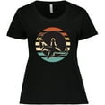 thumbnail image 3 of Inktastic Airplane Trip Vintage Travel Women's Plus Size T-Shirt, 3 of 5