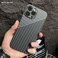 thumbnail image 2 of Funda mate de textura de fibra de carbono ultrafina de lujo para iPhone 15, 14, 13, 11, 12 Pro, XS Max, Mini, XR, 7, 8 Plus, cubierta dura de PC a prueba de golpes, 2 of 5