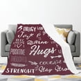thumbnail image 2 of Yibo Gift for Women Birthday Blanket Gifts Blanket Flannel Soft and Comfortable Anti-static Bed Sofa Blanket, 2 of 8
