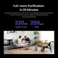 thumbnail image 2 of smartmi Air Purifier P1 Deep Consideration Powerful Filtration Accurate Monitoring Efficient Filtration 360 Cycled Purification Smart APP Control Portable to Carry Anywhere, 2 of 6