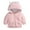 Pink, variant on XBASW Toddler Baby Winter Fleece Jacket Lamb Wool Hoodie Coat Newborn Long Sleeve Thick Warm Outerwear for Girls Boys 0-18M