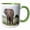 Green/White, variant on 3drose, Africa, Kenya, Amboseli National Park. Close Up of Elephant., 15oz Mug