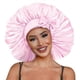 thumbnail image 5 of Silk Night Cap for Sleeping Satin Cap Adjustable Bonnet Pink Hats Sleep Hat for Women Girls Night Caps for, 5 of 5