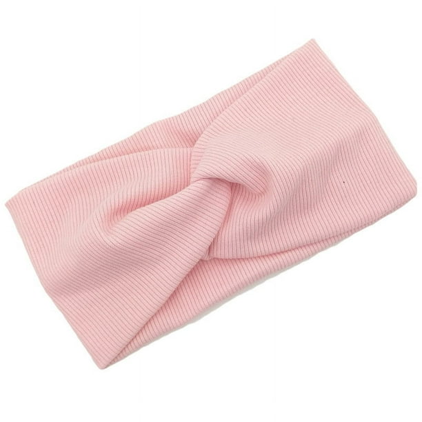 Banda para el cabello con hilo de algodón, banda para el cabello con forma de cruz, banda para el cabello para yoga, banda elástica deportiva para mujer