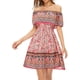thumbnail image 2 of Minnieouse Vestido corto Cintura alta Vestido de verano Vacaciones en la playa Ropa de verano Caqui L Prendas para la parte del cuerpo Rosado S Minnieouse AP010707-05, 2 of 6