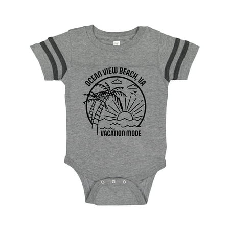 

Inktastic Summer Vacation Mode Ocean View Beach Virginia Gift Baby Boy or Baby Girl Bodysuit
