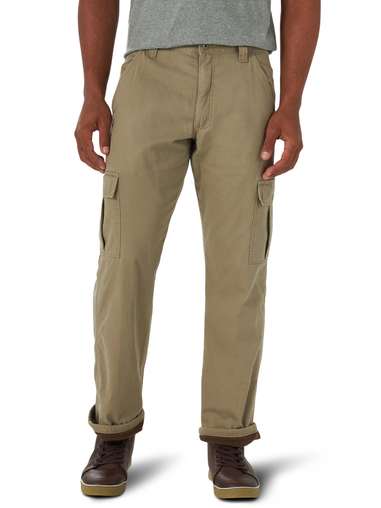 Wrangler Men's Relaxed Fit Fleece Lined Cargo Pant 