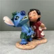 thumbnail image 2 of Figura de acción de Disney Stitch con escena de Stitch, hecha a mano en resina, para decorar la mesa de cumpleaños de los niños., 2 of 6