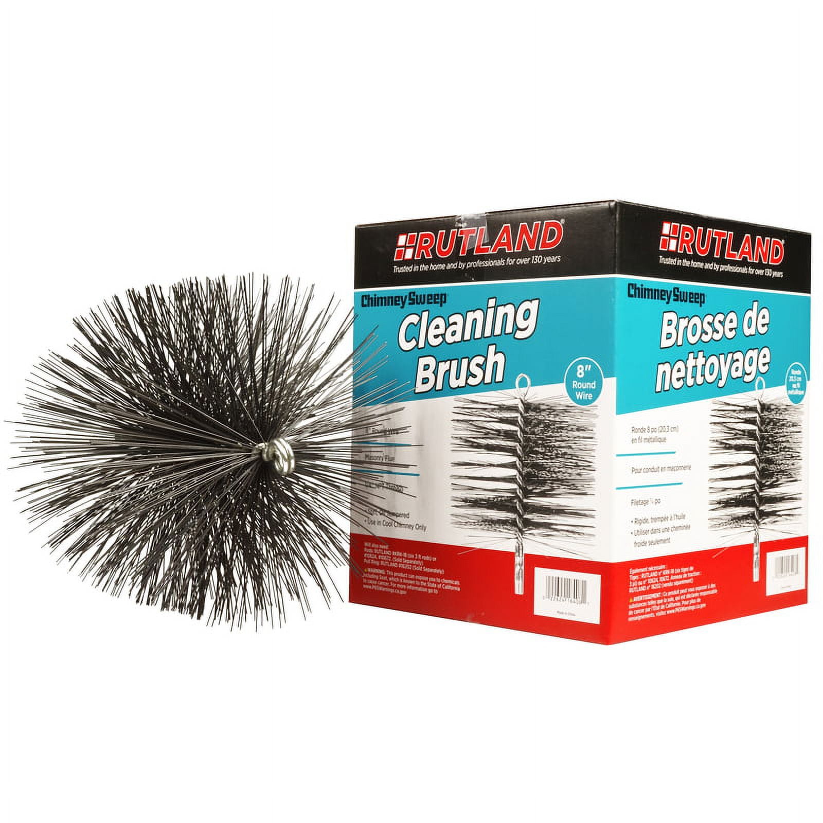 Winnerwell Pipe Brush 2.5 inch | 2.5 inch Diameter Wire Brush for Cleaning Chimney Pipes of Medium Size Stoves