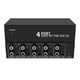 thumbnail image 1 of Audio Splitter 1 in 4 Out RCA L/R Aux Stereo Audio Splitter 1X4 Audio Distributor for PC DVD Speaker Splitte, EU Plug, 1 of 5