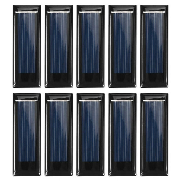 HOT 10Pcs Mini Solar Panel HOT 0.5V 100mA Cells Photovoltaic panels Module Sun Power battery charger DIY 53*18*2.5mm