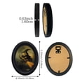 thumbnail image 5 of Gaecuw Halloween Picture Frame, Vintage Black Frame with Witch on Broom Art Print, 5.26 x 4.17 x 0.63 Inches, for Living Room Bedroom, Tabletop or Wall Mount, Black, 5 of 7