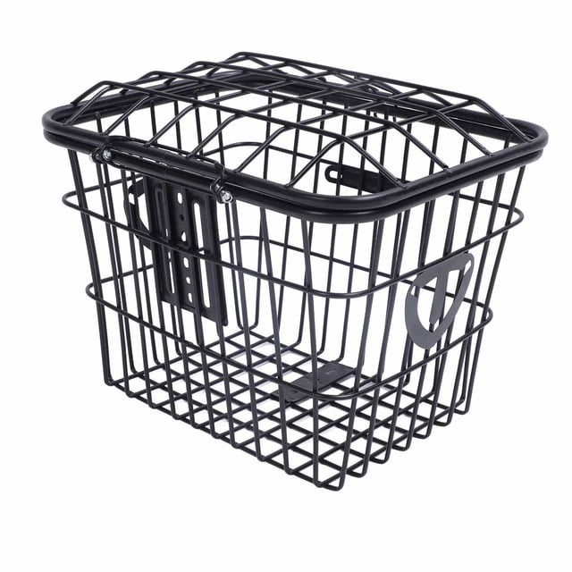 Cycling Basket, Bike Storage Basket Iron Large Capacity for Daily for Riding for Bags