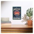 thumbnail image 2 of 6x9 Inch Wood Sign, Ready to Hang Wall Decor, Whidbey Island, Washington, Vintage Sign, Dungeness Crab 6 x 9 Wood Sign, 2 of 7