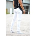 thumbnail image 3 of Pantalones vaqueros elásticos Jeans Heyfanee Slim Fit para hombre, color blanco, 3 of 6