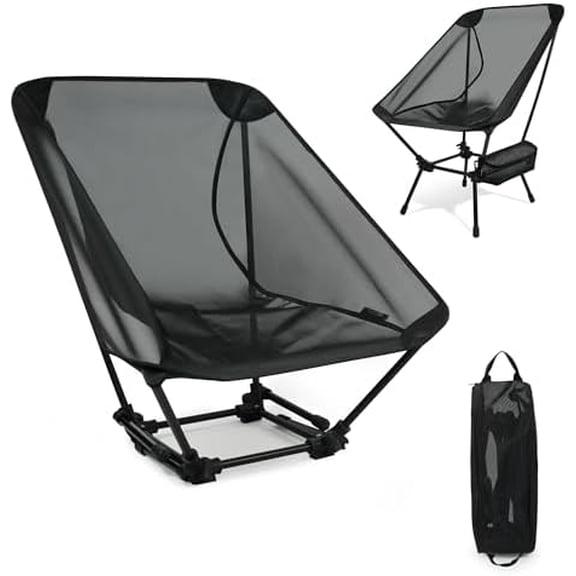 Himalaya Ultralight Beach Chair, 2 Heights Lightweight Camping Chair, Folding Mesh Backpacking Chairs, Portable Compact Camp Chairs for Hiking Picnic Lawn Festival Outdoor$$Sport & Recreation Other