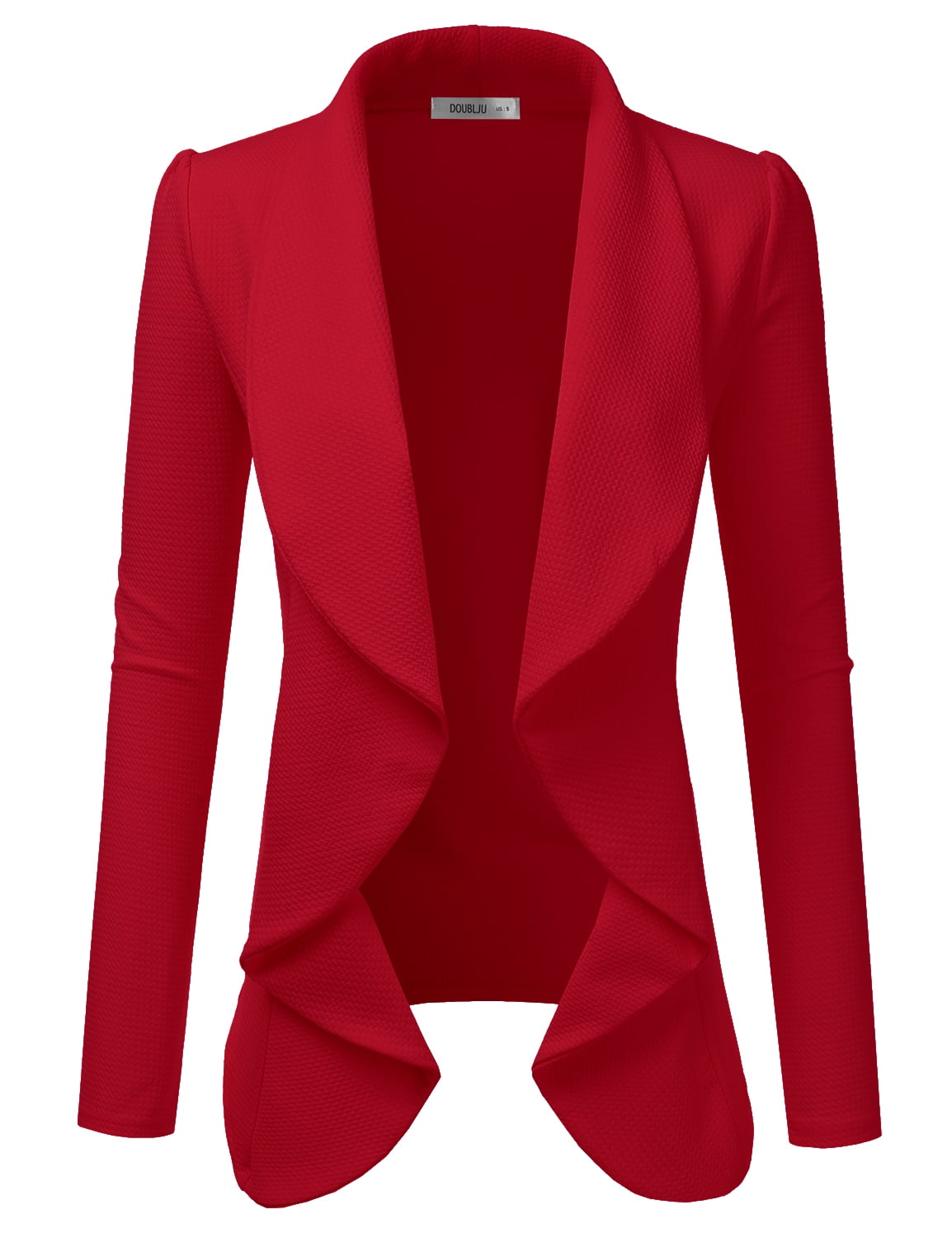 plus size red blazer jacket