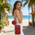 thumbnail image 6 of Cell Phone Bag PU Leather Crossbody Cellphone Purse for Women and Versatile Functional Cell Phone Pouch Holder with Shoulder Strap, 6 of 6