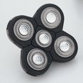 thumbnail image 4 of Men Electric Shavers Replacement Heads 5 in 1 Razor Replaceable Alternate Floating Washable Blade Trimmers Head (Black-1pcs), 4 of 4