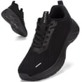 thumbnail image 1 of Zapatillas Rollstep con puntera ancha para mujer, color negro, talla 36, 1 of 7