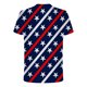 thumbnail image 4 of Camiseta qucoqpe con la bandera estadounidense para hombre, camisetas patrióticas vintage, camiseta hipster de manga corta del 4 de julio en liquidación, 4 of 5