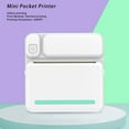 thumbnail image 4 of Dsseng Mini Thermal Sticker Printer  Green  Inkless  Bluetooth  APP Controlled  Portable  for Kids  DIY  Study Notes  Pictures  Receipts  Compact Design for Easy Use, 4 of 9