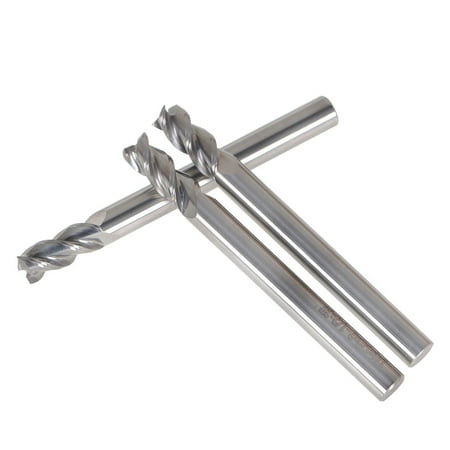 

findmall 3 Pcs 1/4 Alu-Power 3 Flute Regular Carbide End Mill For Aluminum