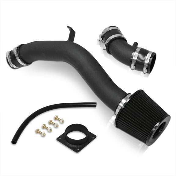 AJP Distributors Cold Air Short Ram Intake CAI SRI JDM Induction System Black Aluminum Piping Pipe   Filter Compatible/Replacement For Nissan Altima L31 2.5L l4 2002 2003 2004 2005 2006 02 03 04 05 06