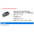 thumbnail image 2 of Right Outer Tail Light Bulb Carrier - Compatible with 2014 - 2016 BMW 435i 2015, 2 of 2