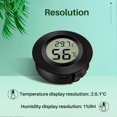 thumbnail image 2 of 3 Pack Hygrometer Thermometer Digital Lcd Monitor Humidity Meter Gauge For Humidifiers Dehumidifiers Babyroom, 2 of 5