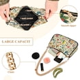 thumbnail image 2 of FORMRS Womens Shoulder Bag with Chain Strap Clutch Purse Cute Tote Handbag, Beige Cartoon Animals, 2 of 7